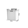 MMCCHB Multipurpose Trash Can with Lid Kitchen Cabinet Door Interior