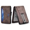 Aipinvip Mens Wallets RFID Blocking Automatic Pop Up Card Wallet