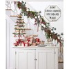 Artiflr 6FT Pine Christmas Garland with Berries Pinecones Spruce Eucalyptus