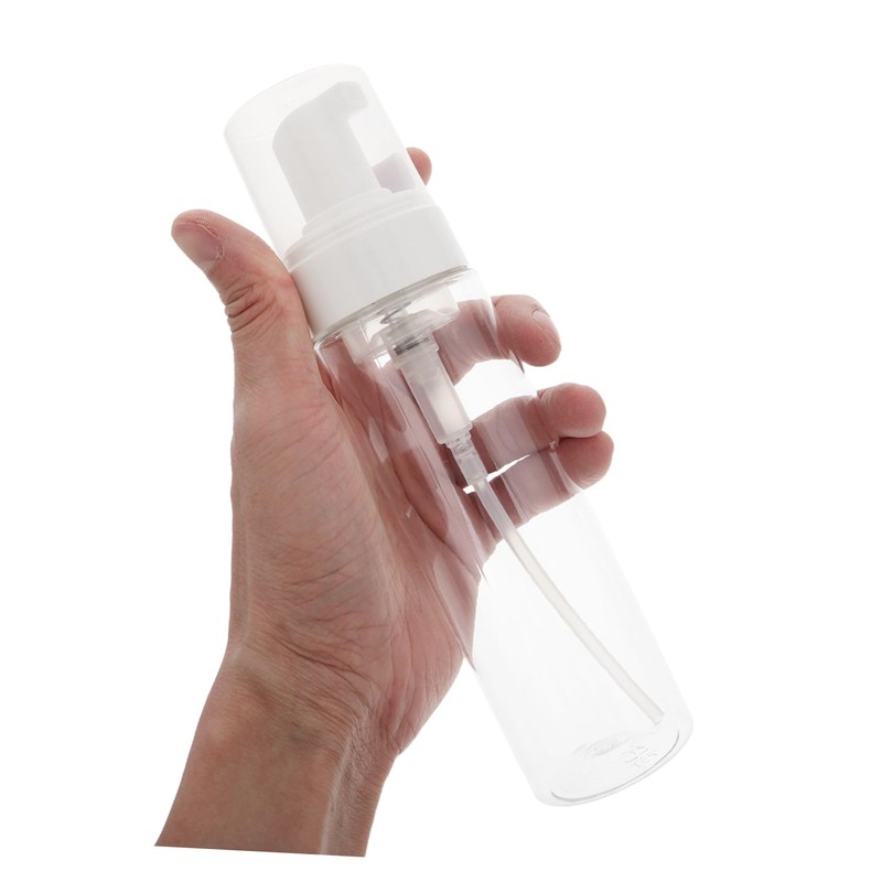 BIUDECO Travel-Friendly Refillable Pump Bottles Countertop Soap Dispenser Foaming Hand