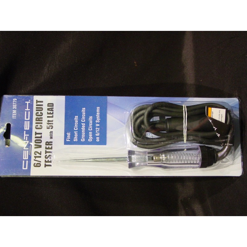 Cen-tech CIRCUIT TESTER 6/12 V Volt Auto Fuse Diagnostic Tool