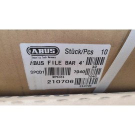 ABUS File Cabinet Locking Bar in Silver Powder Coat High Security - 3PCD1