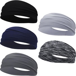 Headband, Sports Turban, Sweatband, Hair Turban, Sweatband, Hair Turban, Antibacterial, Odor-Resistant, Breathable, Stretchy, Soft, Stylish, Thin, Wide (Face Washing/Household), Sports, Running,