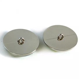 Handmade Pair Redtail Hawk Inspired Half Sphere Sew-On Glass Eyes Taxidermy - 10mm