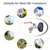 IBC Outlet Tap 3/4 Inch IBC Tank Adapter Tap IBC