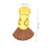 Mikinona Professional Barber Neck Duster Brush Handle Hairdressing Tool for