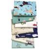 Qililandiy 7pcs Fat Quarter Cotton Fabrics Assorted Cute Animal Patterns