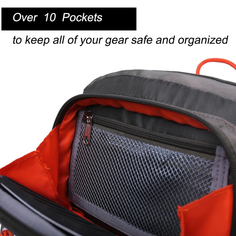 Kylebooker Fly Fishing Chest Pack Tackle Storage Hip Bag River
