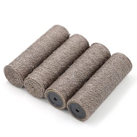 xympo 9" Sisal Post Refill (Grey)- 4 Pack, for Model PCP02-G (Post Only, Hardware Not Included)