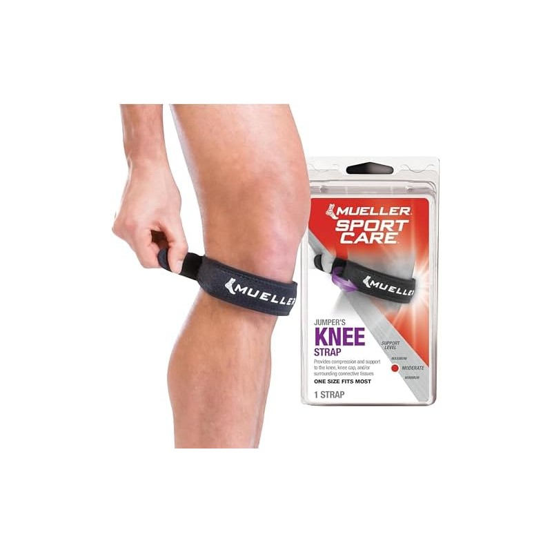 Mueller Jumper's Knee Strap, Black, One Size