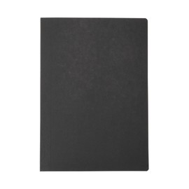 Muji NAA42A8S Premium Paper Flat Notebook Black A5 Horizontal Ruled 80 Sheets