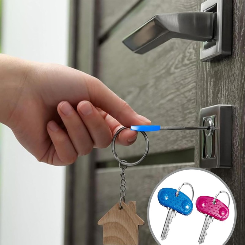 JINGLOUA 2 Pcs Key Turner Aids 5x2.5cm,Easy Grip