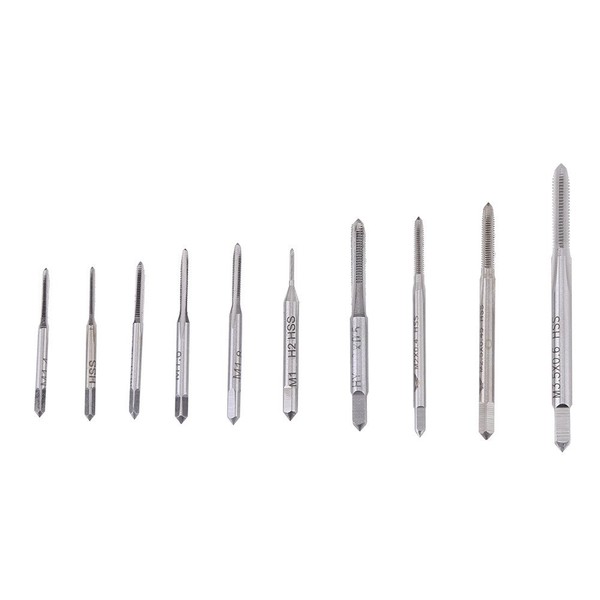 Machine Hand Tap, 10pcs Mini Hand Tap Machine Screw Metric