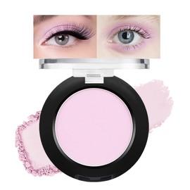 Monochrome Matte Eyeshadow Makeup Palette, Highly Pigmented Ice Pink Eyeshadow Palette, Matte Pressed Powder Eye Shadow Makeup, Single Vegan Eye Shadow, Daily Evening Women Girls Eyeshadow Gift 03