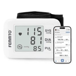 Tensiometro Digital Mueca Aparato Tomar Presion Arterial Medidor Automatico Femmto                                                                    