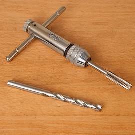 Peachtree Woodworking Bottle Stopper Tap, Drill Bit & Handle Set