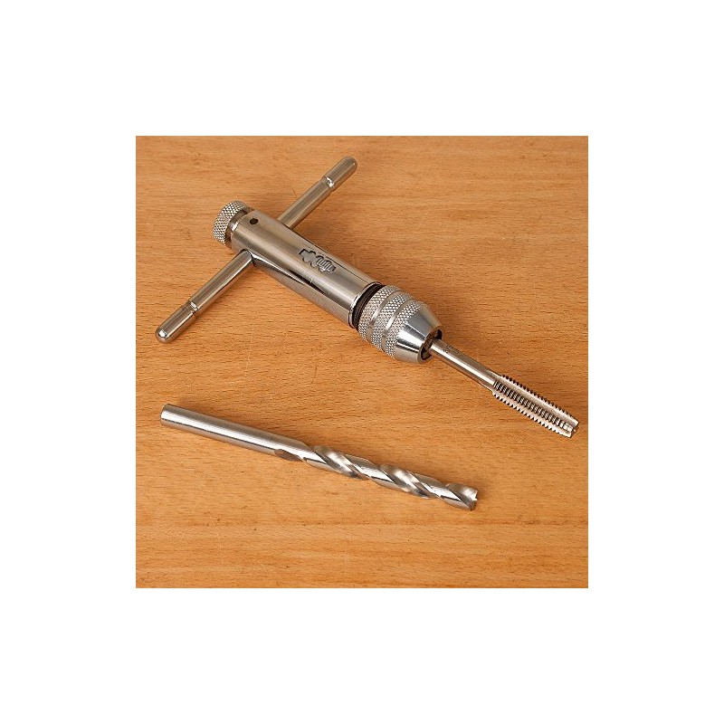 Peachtree Woodworking Bottle Stopper Tap, Drill Bit & Handle Set