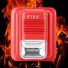 DC12V/24V Sound and Light Fire Protection Alarm Warning Strobe Siren