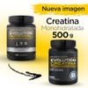 EVOLUTION, Creatina Monohidratada, Suplemento Alimenticio, 100 Porciones, 500g, Sin Gluten,