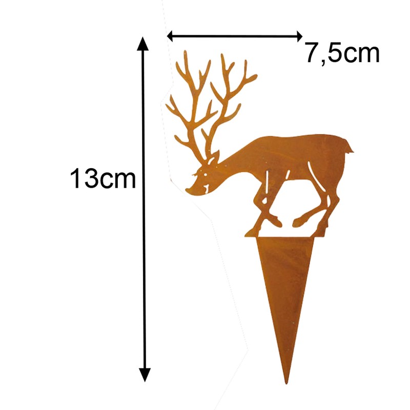 Storm's Gartenzaubereien Garden Stake Stake with Fir Tree, Set of