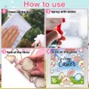XOYTN 6 Sheets Easter Window Clings，Reusable Double-Sided Easter Bunny Rabbit