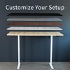 VIVO Electric Standing Desk Frame, Rear-Set Legs, Single Motor Memory
