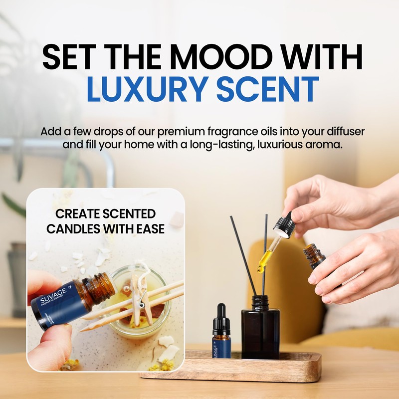 Suvage Perfume Inspired Diffuser Oil | Perfume Oil Diffuser Refill