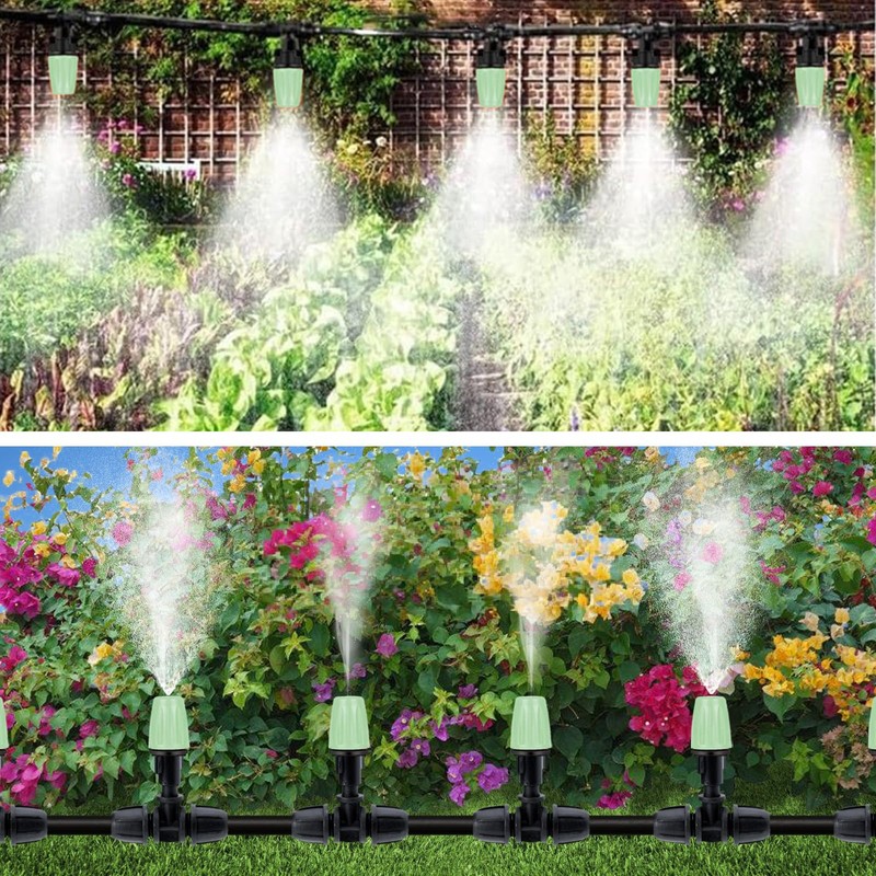 iBamso Pack of 50 Automatic Drip Irrigation Set Garden Watering