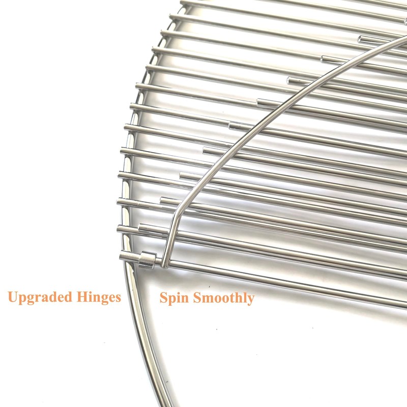 GRILLJOB 22" Stainless Steel 304 Weber Hinged Grill Grate 22