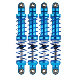 INJORA RC Shock Absorber Oil Adjustable Damper Set with Springs for 1/10 RC Truck Crawler Axial SCX10 TRX4 D90 (90mm)