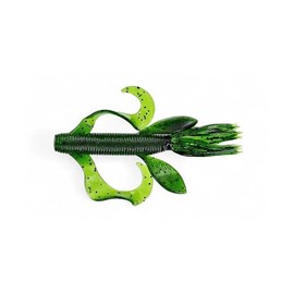 Kreature Creature Soft Plastic Baits Lures 194J Watermelon Seed Faded L Fishing Lures Bass Jigging Bait Jig Lure Weedless Soft Plastic Swimbait Accessories Freshwater