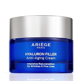 ARIEGE PARIS Crema antienvejecimiento con ácido hialurónico - Crema antiarrugas e hidratante facial para arrugas - Crema reafirmante para el cuello y crema de línea fina - Crema facial hidratante