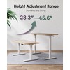 TIQLAB Standing Desk 47 x 24 inch, Electric Height Adjustable
