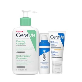CeraVe Rutina facial Limpia, hidrata y protege tu piel