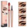 3D Eyebrow Pencil, Waterproof, Microblading Eyebrow Pencil with 4 Fork