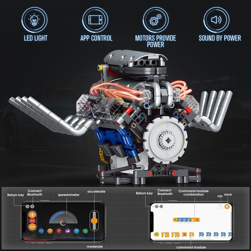 HIGH GODO V8 Engine Kits That Runs, DIY Car Engine