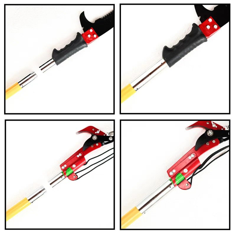 YTFLOT 2-32 Feet Pole Saws For Tree Trimming Manual Pole