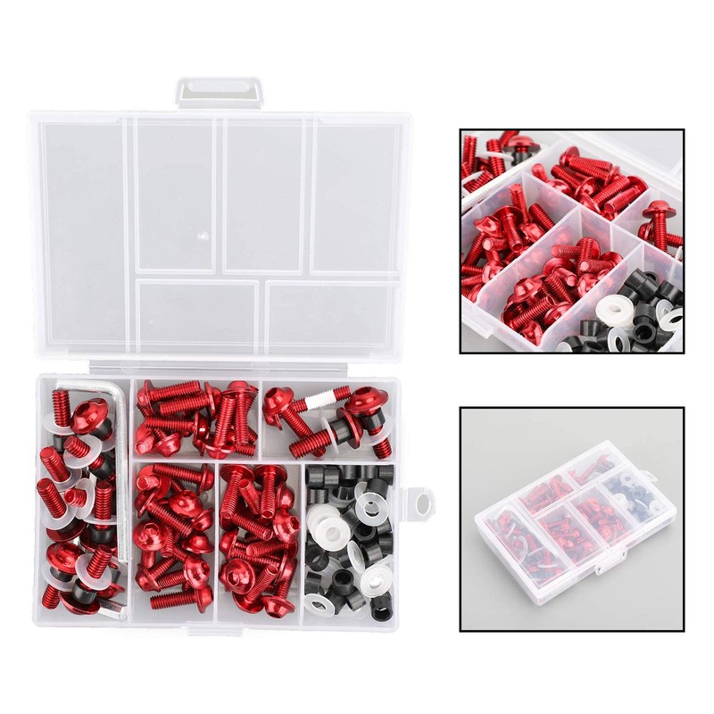 Bruce & Shark 158pcs Motorcycle Sportbike Windscreen Fairing Bolt Kit