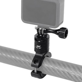 CS PRIORITY Schnellspanner Fahrradclip Aluminiumlegierung Kamera Fahrradklemme Kompatibel mit Hero 13 12 11 Action Kameras (Klemme mit Schraube)