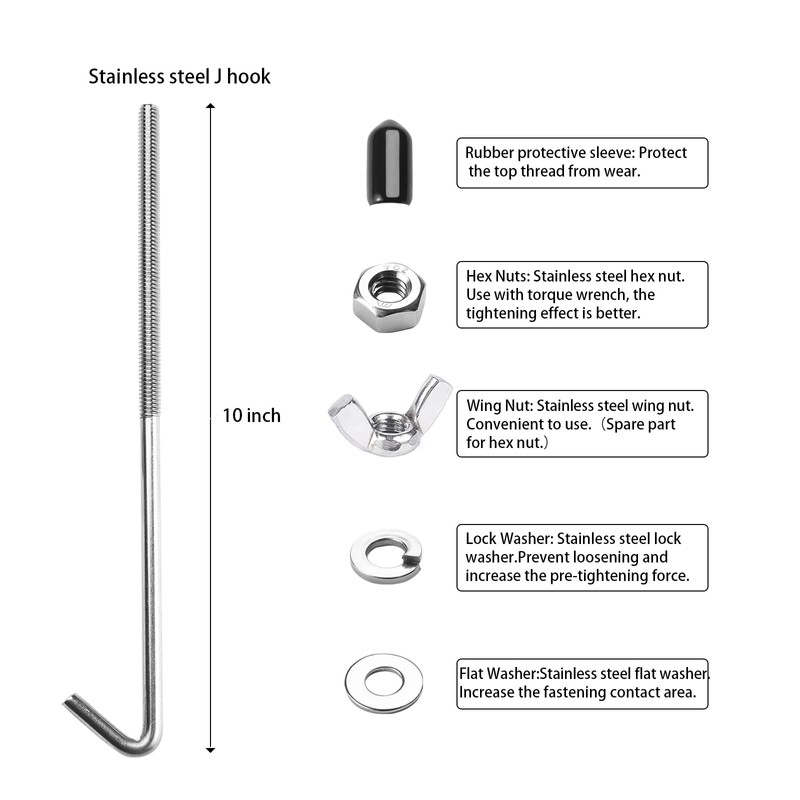 ARONOVA Battery Hold Down Sets,With Billet Aluminum Battery Tie Down