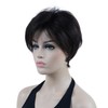 Lydell 8" Short Straight Women Wigs Heat Resistant Synthetic Hair