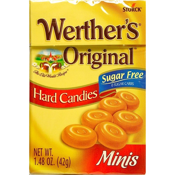 Werther's Sugar Free Minis, Original, 1.48 Ounce