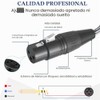JOLGOO XLR hembra a 1/4 pulgada 0.250 in TRS cable