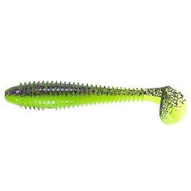Keitech Fat Swing Impact 5.8 Inch Purple Chartreuse (BA Edition)