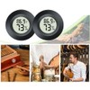 JEDEW 2 Pack Mini Digital Hygrometer Thermometer Gauge, Indoor Outdoor