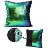 MOCOFO 4 Pack Glitter Sequins Pillow 16X16'' Decorative Pillow Cover
