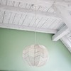 Kenroy Home 94149WH Snaggle 1 Light Rattan Pendants, Large, White