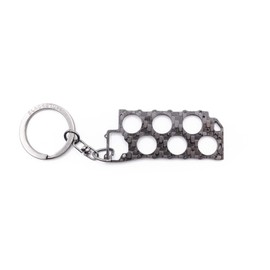 BlackStuff Carbon Fibre Black Key Fob Head Gasket Compatible with VAG VR6 HG-112, black