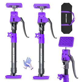 Cabinet Jacks for Installing Cabinets, Heavy Duty Adjustable Support Pole Jack 15.8-23.6 in (200lbs)，Third Hand Tool, Capacity for Dust Barrier Poles, Drywall Lift & Zip Wall, DIY Support Rod, 2-Pack