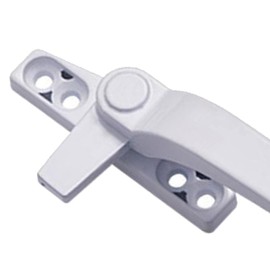 zalati Universal Right Left Handed Window Handle Aluminum Alloy Window Handles with Locks for Double Glazing Switch Window Door Security Right Handle Bar White